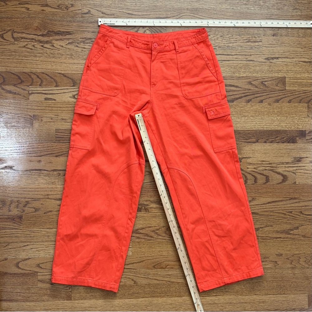 PINK VS Cargo Pants in Bright Orange - Picture 3 of 6